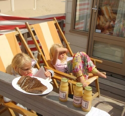 picknicken voor de Beach Bungalow