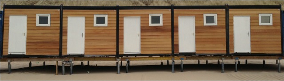 strandhuisjes Castricum aan Zee