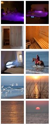 wellness huisje aan zee